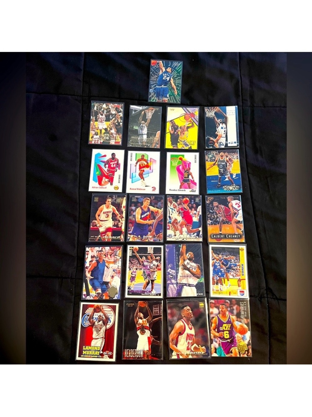 NBA BASKETBALL TRADING CARDS Early 90s Retro Cards / Fleer , Upper Deck, Topps